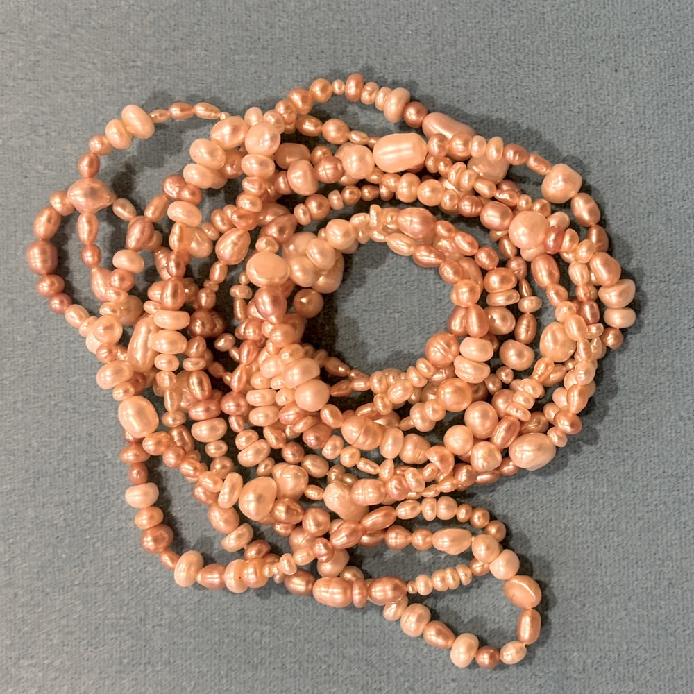 🤍 Organic Pearl Strand Necklace 🤍